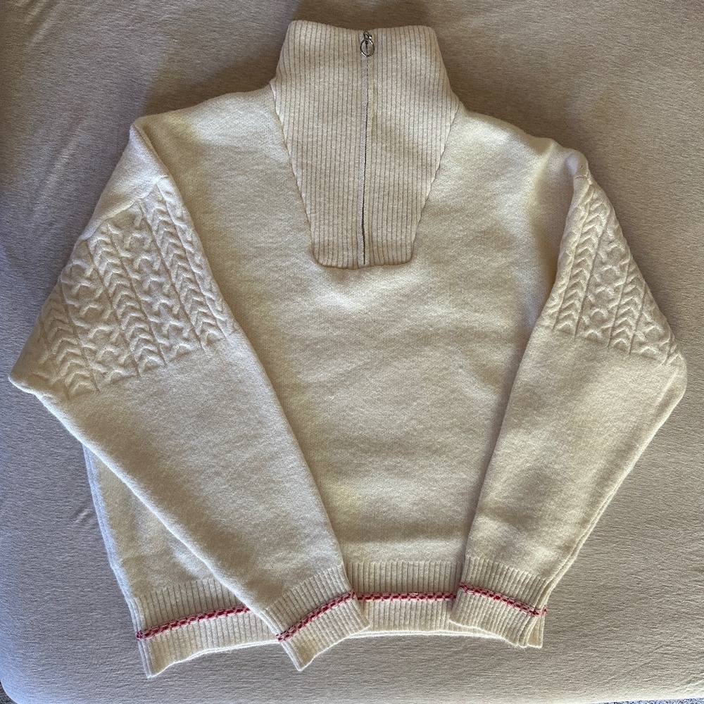 COTTON ON Active Knitted Graphic Half Zip